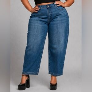 Free Assembly | Classic Medium Wash Straight Leg Jeans | Size 12 | Wide Leg |NWT